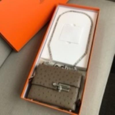 cheap quality Hermes Verrou 17 Ostrich Etoupe PHW